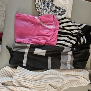 Mixed Women's Tops Bundle - Pink, Black & White, Cream